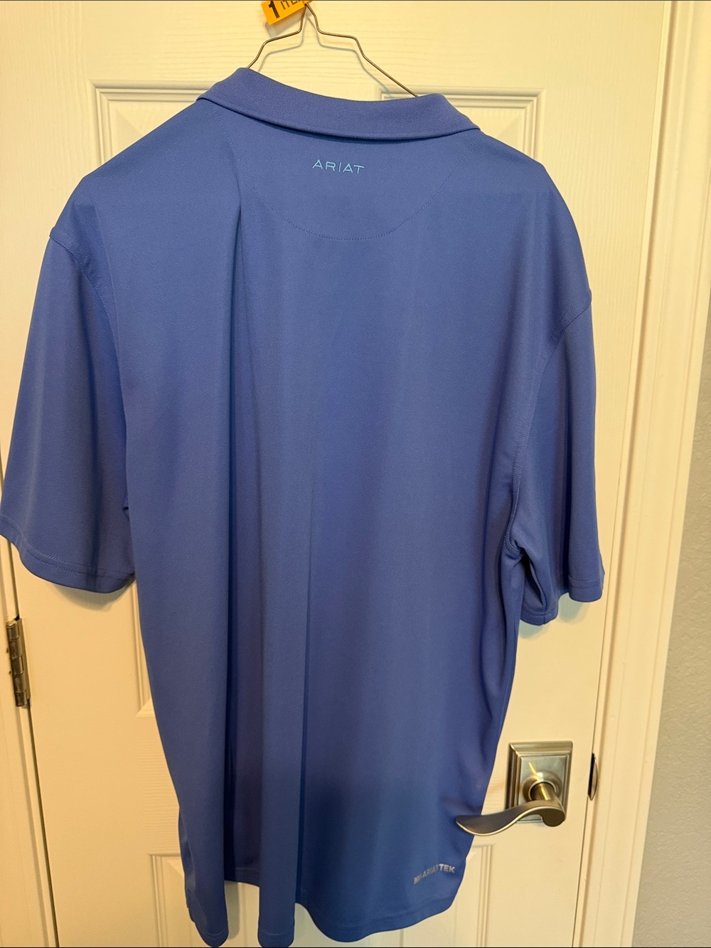 Ariat Men’s Royal Blue Performance Polo - Picture 3 of 3